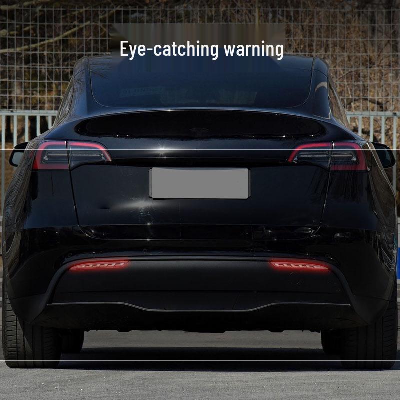 Tesla Model Y Rear Bumper Light Kit: Daytime Running, Brake Flash, Turn Signal, Rear Fog, Taillight Mod.