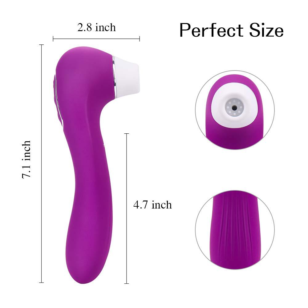 Sex Toys Double-headed Sucking Vibrator Clitoris G-spot Stimulation