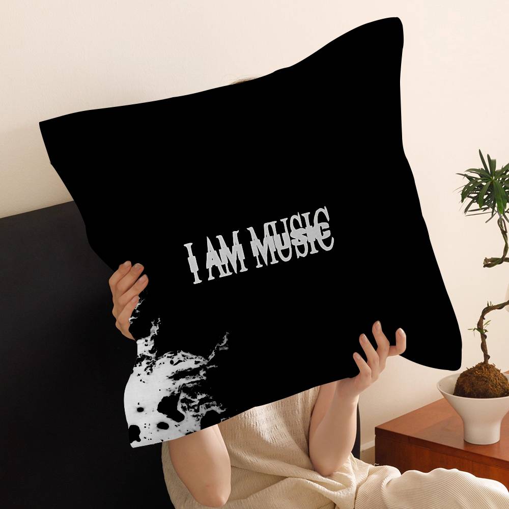 Hip Hop Playboi Carti I Am Music Personalized Pillow Cover Kids Bedroom Wild Party Decor Pillowcase Kid Birthday Shower Gift