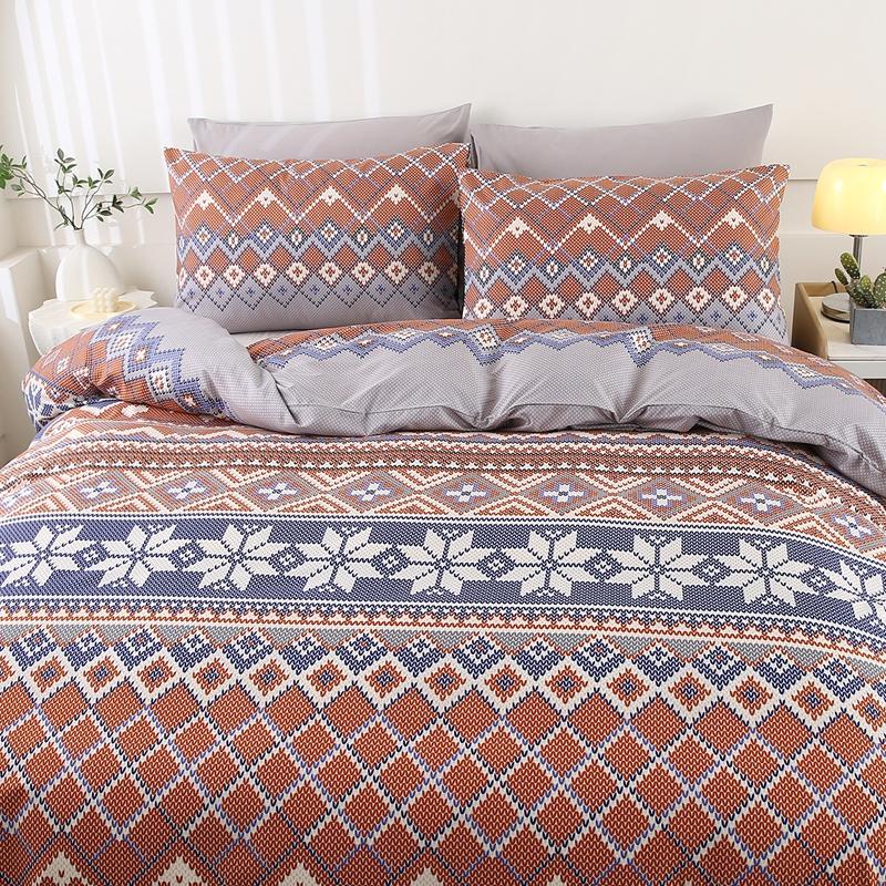 Boho Stil Bettwäsche-Set Bohemian 3-teiliges Bettwäsche-Set Mit Kissenbezügen National Queen King Twin Größe Bettbezug Für Doppelbett