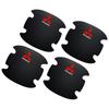 4PCS Car Door Handle Protection Sticker Emblem Car Styling For Mitsubishi Asx Lancer Outlander Pajero Ralliart Accessories