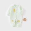 Cozy Air Cotton Baby Romper: Three-Layer Warm, Long-Sleeved Climbing Suit