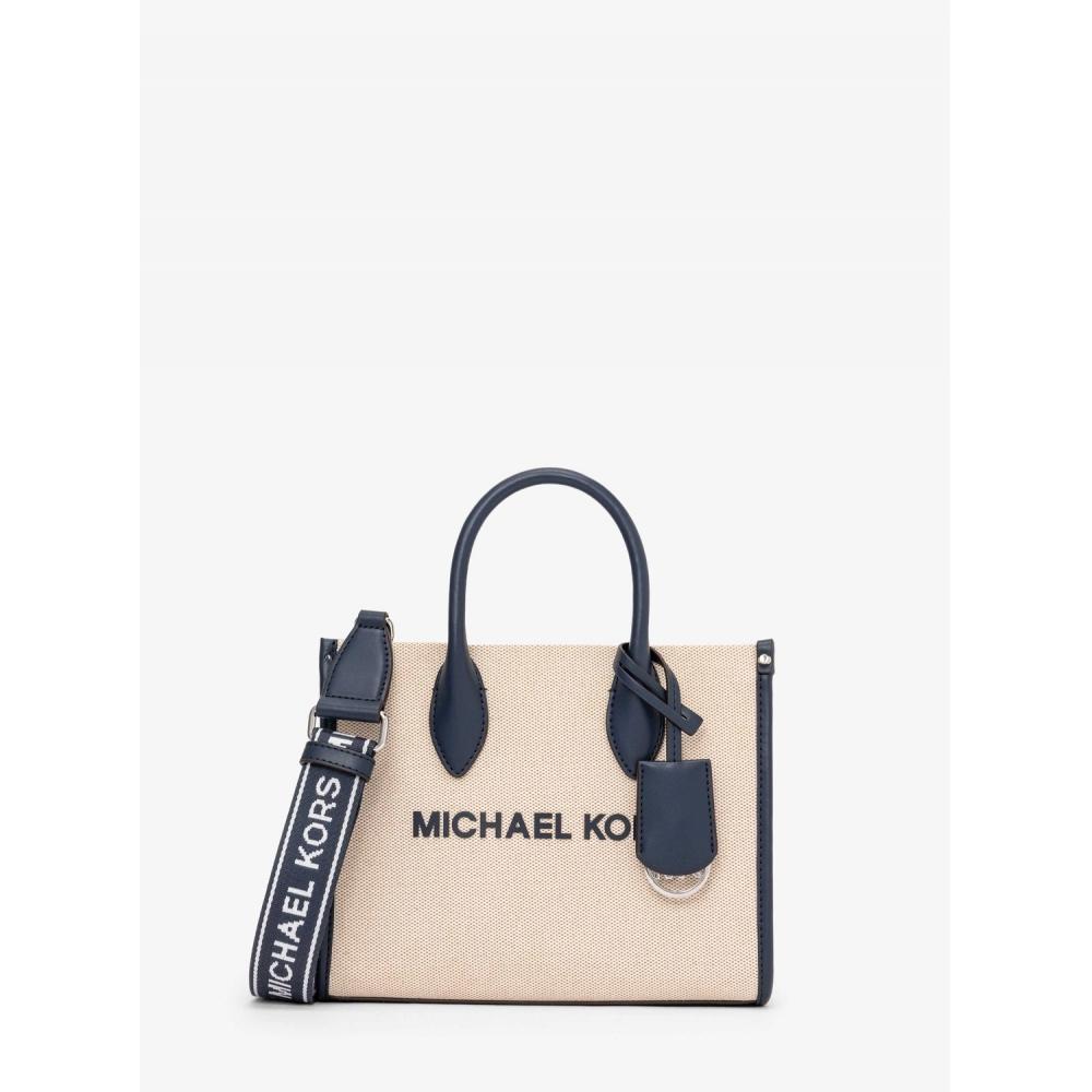 

Michael Kors Mirella Two Tone Canvas Crossbody Small 35s5s7zc5c410 Navy F