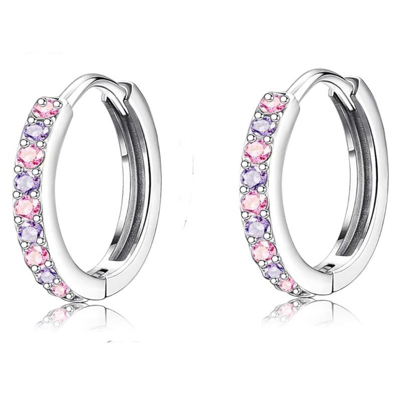 1 Pair Hypoallergenic Screw Back Stud Earrings For Women Surgical Steel Hoop Butterfly Star Dangle Earrings Set 20G