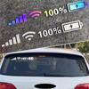 Car Windshield Stickers Mobile Phone WiFi Signal Power Vinyl Decal Car Stickers Auto Car Exterior Decorative Accessories Decals