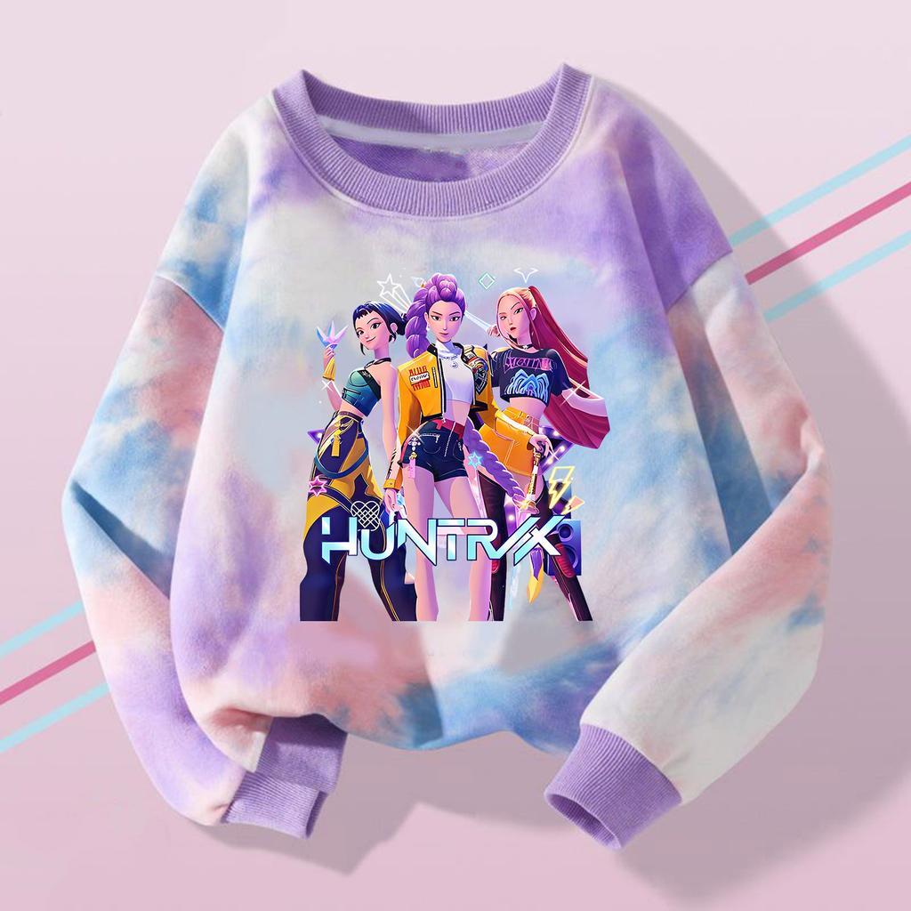 Children's Fashionable Casual Top Printed Pullover Sweatshirt