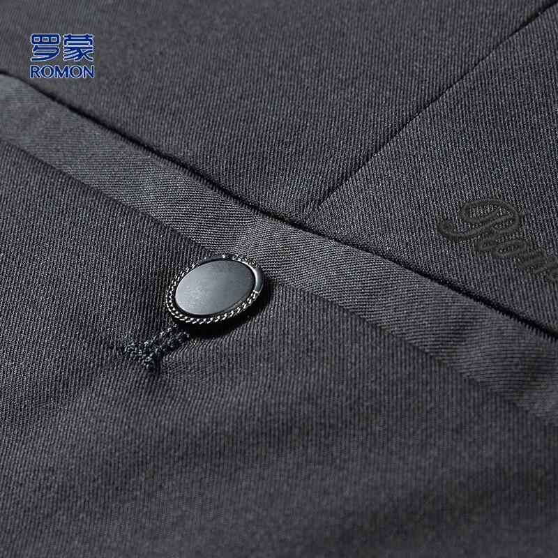 Luomeng Men's Four-Way Stretch Straight-Leg Casual Trousers