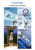 Portable High-Speed Handheld Fan with Digital Display and Cooling Ice Pack
