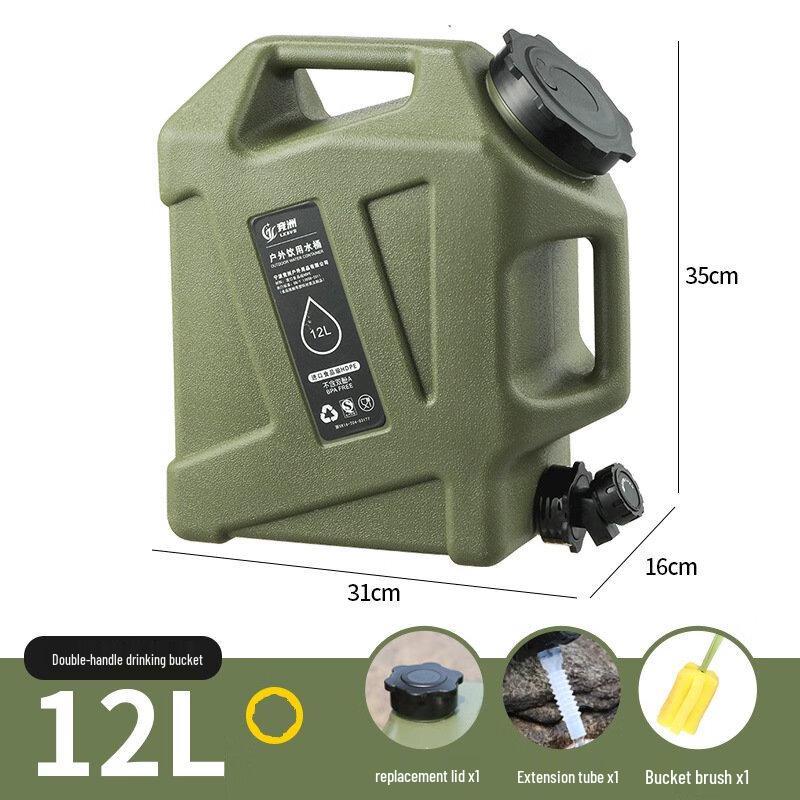 OEING Portable Outdoor Water Bucket with Faucet