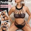 Sexy Lingerie for Women Naughty Fishnet Lingerie Set Bodysuit Outfits Teddy Erotic Sheer Mesh