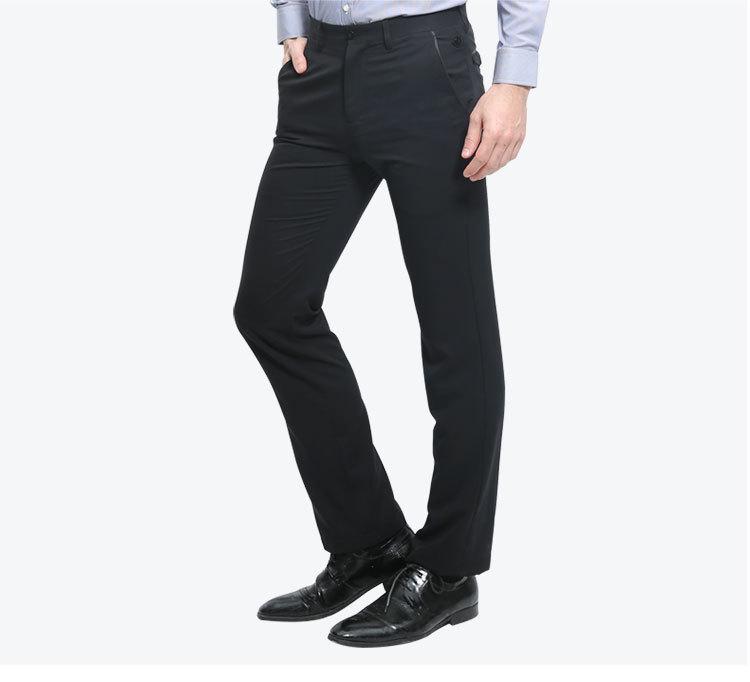 Spring/Summer Men's Slim Fit Iron-Free Straight Leg Dress Pants