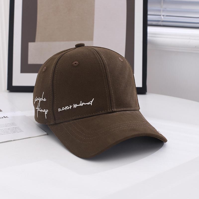 

Baseball Cap Spring And Autumn Women S Hard Top Men S Cap Fashion Versatile Casual Outdoor Hat Shade One size fits all темно-коричневого кольору