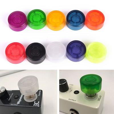 Button Bumper Amplifiers Guitar Switch Pedal Cap Knob Cap Footswitch Topper Protector Foot Nail Cap