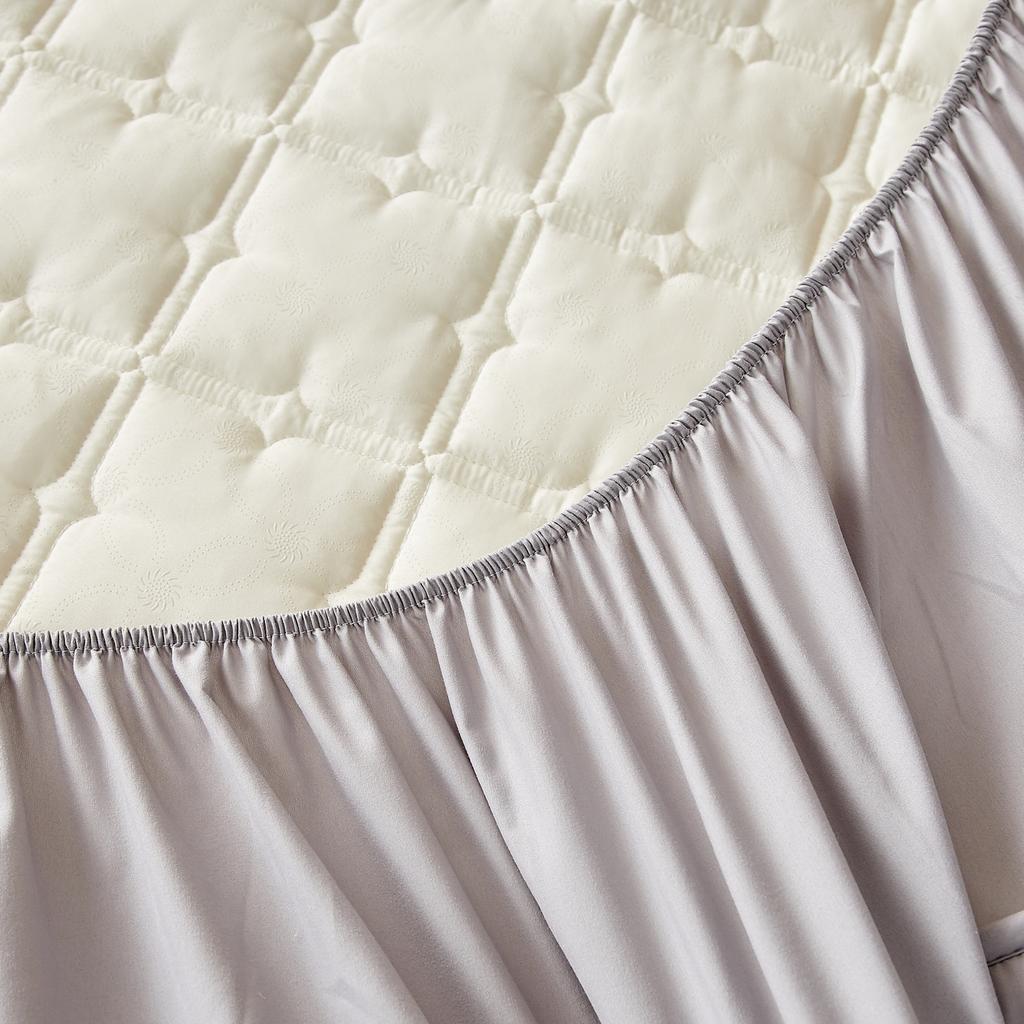 Sleep Grid Waterproof Clip Cotton Bed Sheet Set of Two or Three Pieces