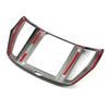 For Volvo XC60 2018-2024 Interior Center Console Navigation GPS Navigator Frame Trim ABS Decoration Interior Moulding Sticker