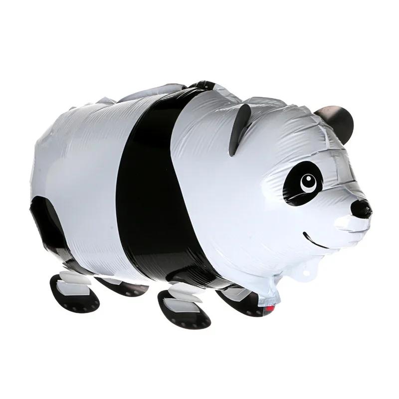 Cute Walking Animals Foil Balloons Pet Cat Giraffe Dinosaur Frogs Walk Helium Balloon Baby Shower Birthday Party Decorations 1Pc