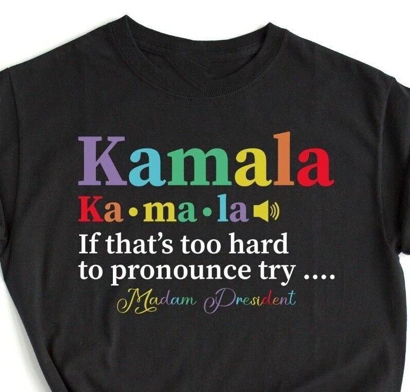 Kamala Harris 2024 T-shirt Madam President Kamala For President Election 2024 L