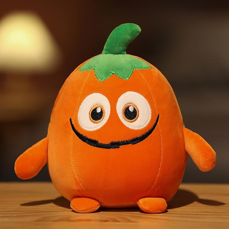 Cute Pumpkin Stuffed Toy Pillow Cushion Perfect Halloween Gift and Home Decoration