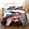 3D Printed Anime KonoSuba Bedding Set Boys Girls Twin Queen Size Duvet Cover Pillowcase Bed Kids Adult Home Textileextile