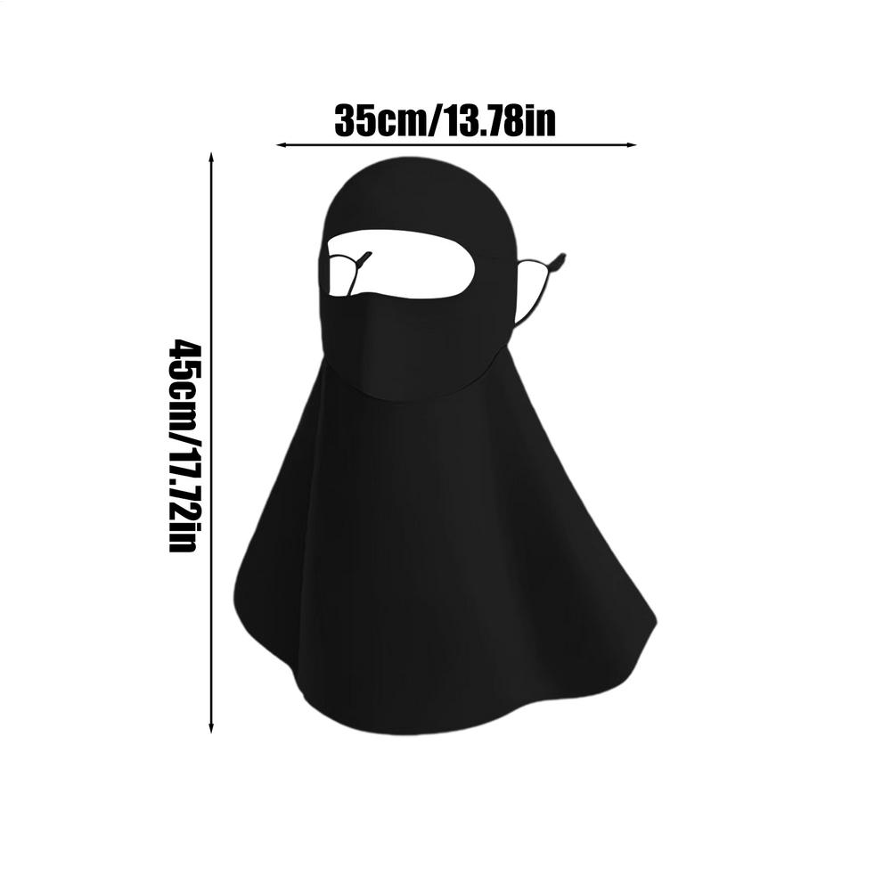 1PC Sun Protection Mask Cooling Breathable UV Protection Eye Cover Summer Sun Mask Dustproof Full Face Protective Mask