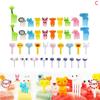 68/76/40Pcs Kids Fruit Forks Picks Kid Bento Accessories Mini Cute Children Snack Cake Dessert Food Pick Toothpick Decor