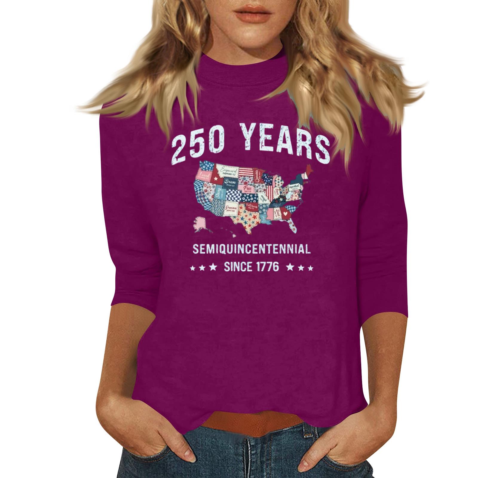 

Женская модная повседневная футболка с принтом, круглым вырезом и рукавом три четверти XXXL винный