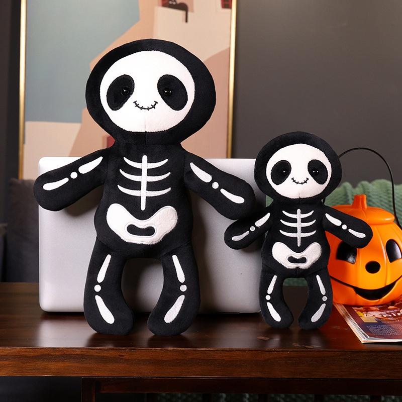 Funny Halloween Skull Bob Plush Toy For Boys Cute Doll Gift Birthday Present
