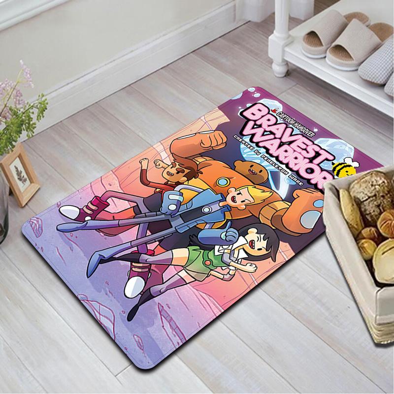 Brave Warrior-themed Pattern Design Rug Floor Mat for Living Room or Bedroom Soft and Comfortable Carpet a Gift for Birthday and Holiday.