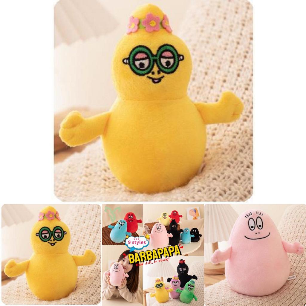 Cute Barbapapa Plush Toy In Soft And Crystal Velvet Stuffing