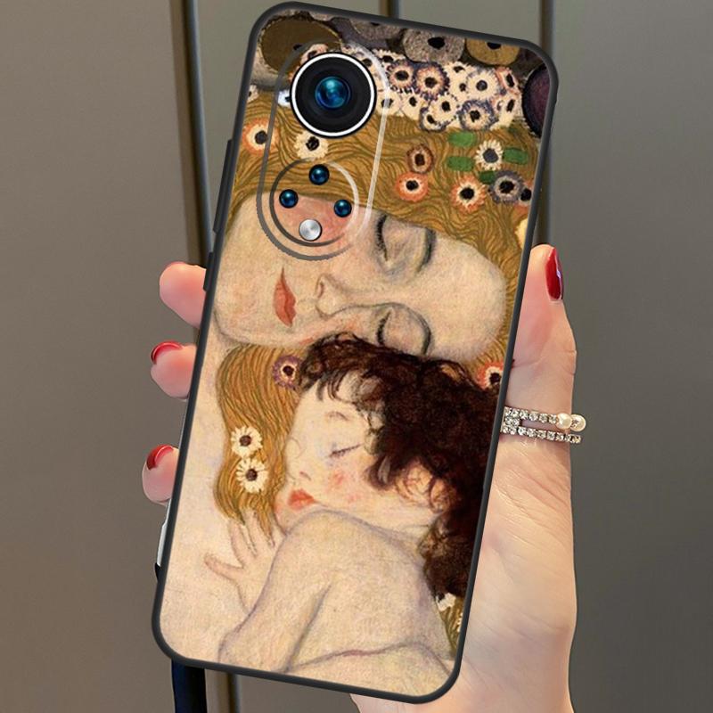 Gustav Klimt Cover For Honor 90 70 50 Magic 6 Pro Magic 5 Lite Honor X6a X7a X8a X9a X8b X9b X8 X9 Case