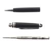 Great MONTBLANC Ballpoint Pen Meisterstück Classic Black Mens Platinum Line Used