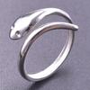 Serpent Snake Ring Stainless Steel Jewelry For Women Girl Punk Accessories Titanium Rings Animal Bague Femme Wedding Party Gift