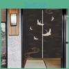 Curtains Japanese Five Doorway Noren Cranes Room Partition Kitchen Decoration Poster Hanging Doorway Tapestry For Bedroom