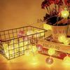 New 20 LEDs Cotton Balls Garland String Lights Christmas USB/Battery Powered Fairy Lighting Holiday Wedding Xmas Party  Decor