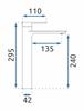 Bateria umywalkowa my1902-21c storm chrom wysoka sku rea-b6203