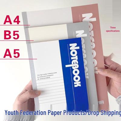 Jeugdbond A5/B5/A4 Dikker Notitieboek – Groot Formaat voor Studenten en Kantoorgebruik