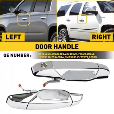 For Tahoe Chevy GMC Sierra Yukon Denali Front 07-13 Right Left Side Door Handle