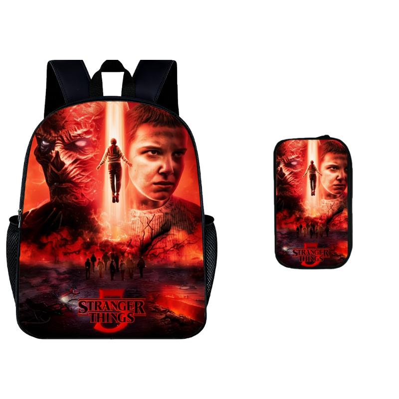 Stranger Things 5 Kinderrucksack Federmäppchen 2-teiliges Set KTB