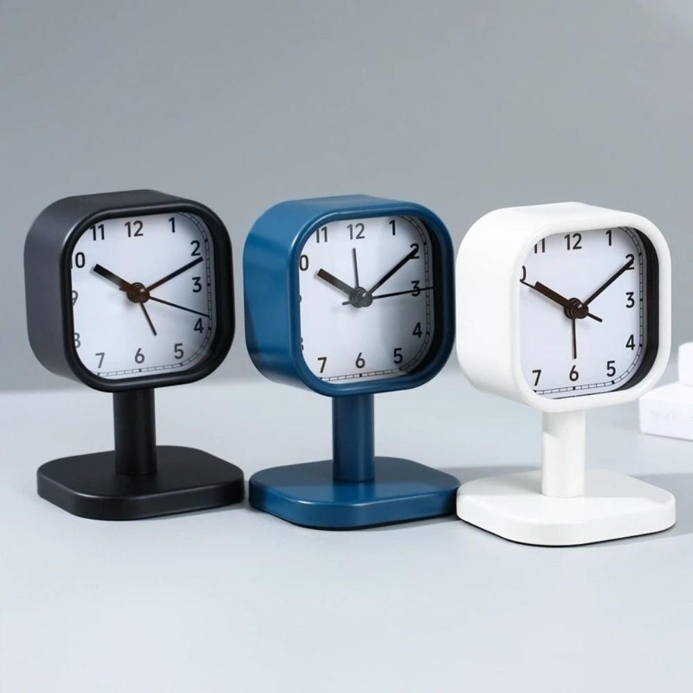 Vintage Mechanical Timer Clock Drop-proof Alarm Clock Bell Clock Desktop Stand Clock  For Children