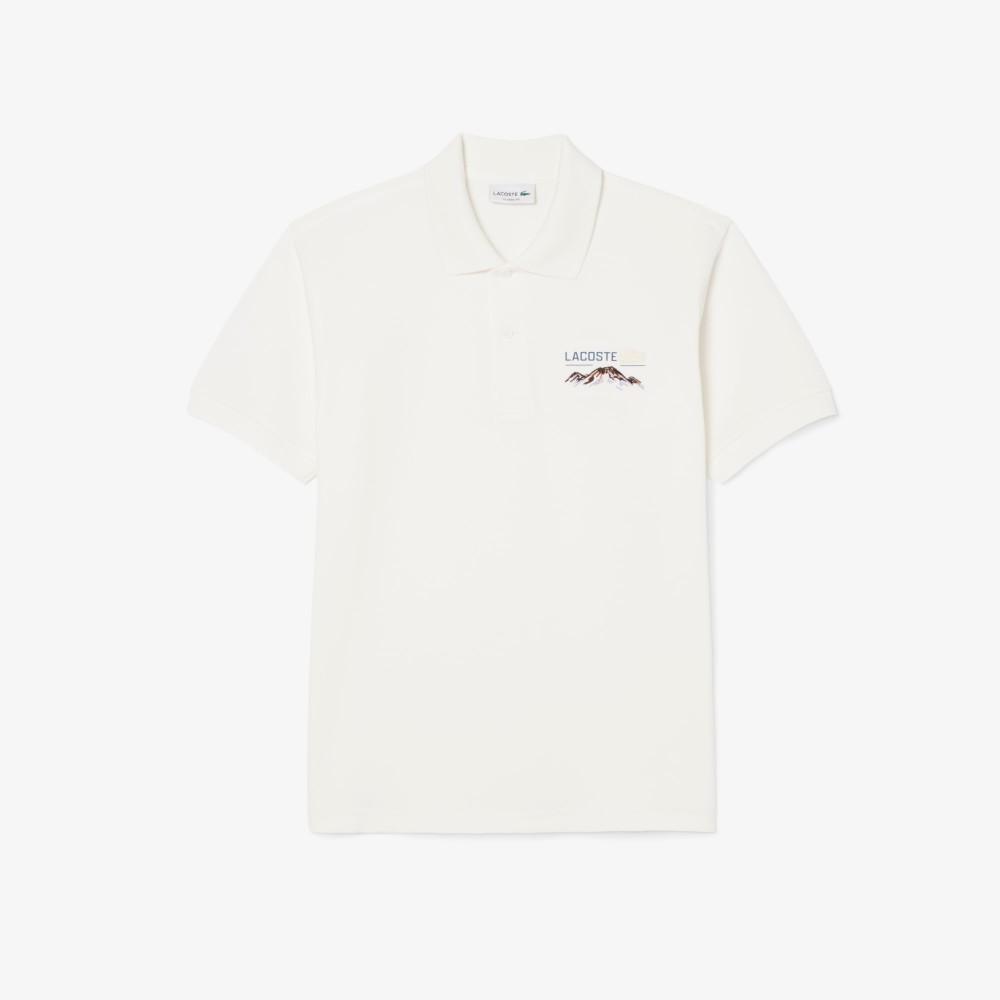 Lacoste Men's Mountain Graphic Short-Sleeve Polo Shirt PH5821-55N70V