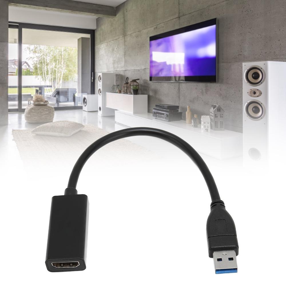 5Gbps Speed USB3.0 To HD Multimedia Adapter Portable 5Gbps Video Adapter Gaming Entertainment