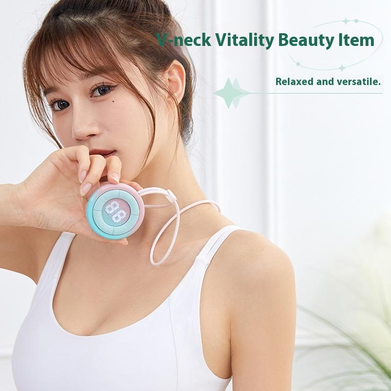 Neck and Neck Massager Mini Pendant Type Pulse Hot Compress Multifunctional Portable Physiotherapy Instrument MINI Shoulder and Neck