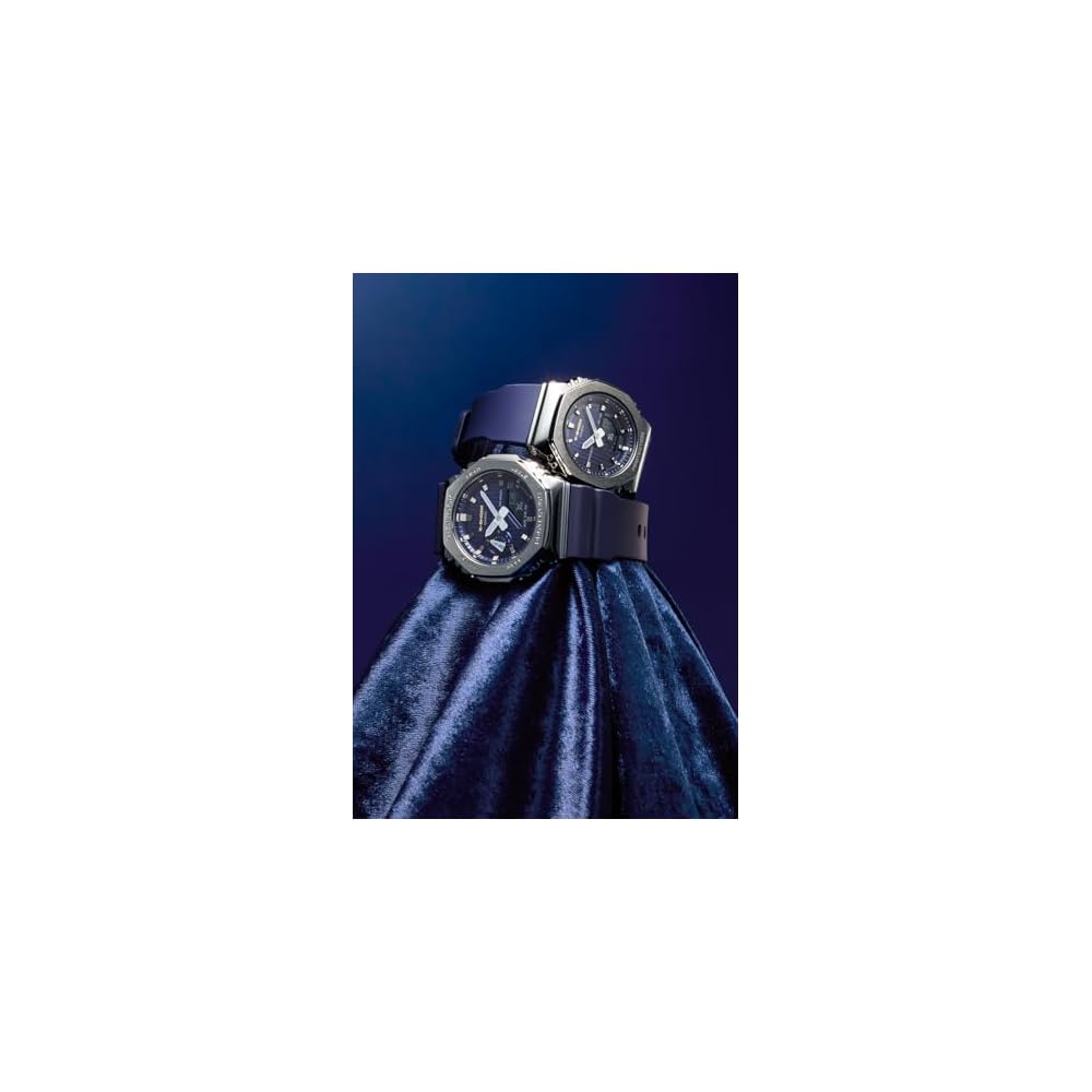Casio G-Shock Precious Heart Selection Women's Metal Covered Watch Navy GM-S2110SH-2AJF Eco-Friendly Material