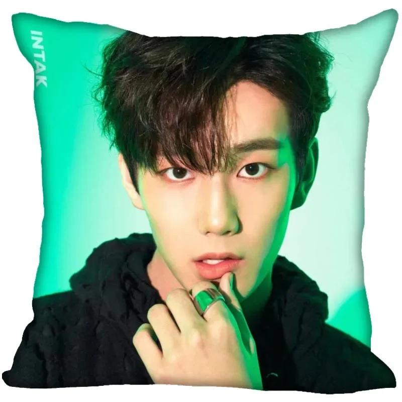 P1Harmony KPOP Cushion Cover Polyester Throw Pillow Case Super Soft Satin Fabric Cushion Cover Festive Home Decorative Cushions