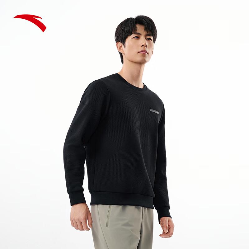 Anta Men's Round Neck Pullover Sweatshirt