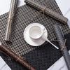 Hotel Exclusive Teslin Luxury European Woven Heat and Oil Insulation Placemat Plate Mat Bowl Mat Table Mat Tablecloth Tablecloth