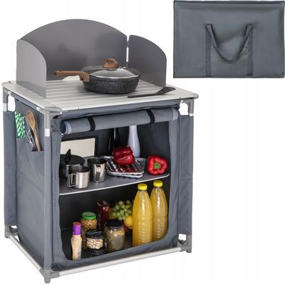 TOURISTENKÜCHENSCHRANK faltbarer Gartentisch Tasche CAMPINGTISCH