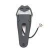 Universal Porous Transparent Shell Motorcycle Rear Fender Mudguard with Concave LED Tail Brake Turn Signal Light
