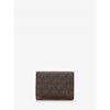 Michael Kors Greenwich Flap Trifold Extrasmall Mk Signature 35f5ggrd0b200 Brown