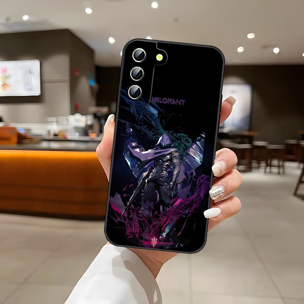 Omen V-ValorantS Game Phone Case For S25 Samsung S24 Ultra S22 S23 S20 Fe S21 Plus A54 A34 A16 A53 Back Cover